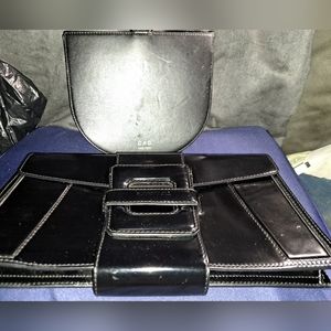 Black clutch purse bundle